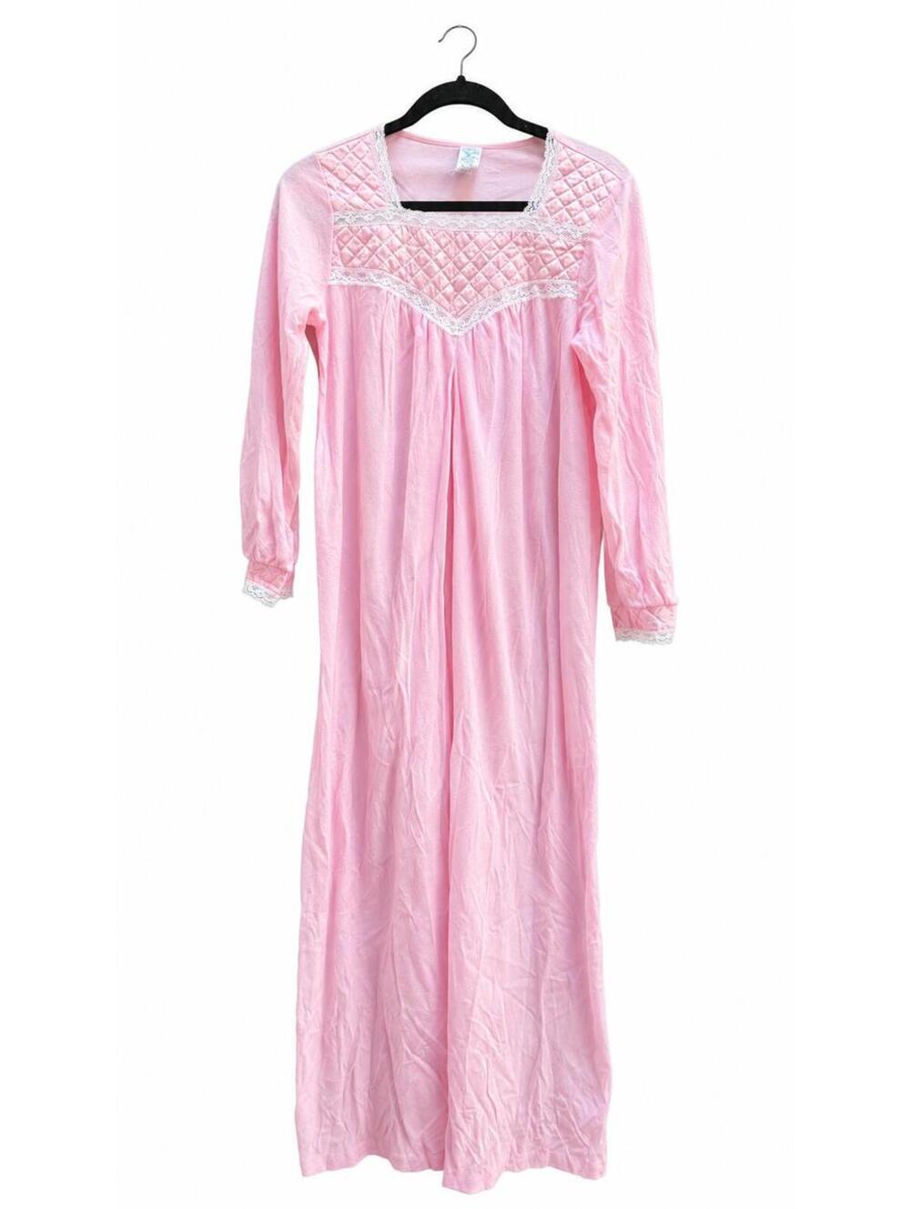 Vintage JCPenny SM Napdress Long Sleeve Nightgown Women’s Cottagecore Grannycore